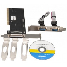 Контроллер PCI - Frime to RS232+LPT (2 порти RS232 + 1порт LPT), MCS9865 (ECF-PCIto2S1PMCS9865.LP)