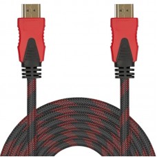 Кабель HDMI - HDMI 25 м Merlion Black, V1.4, конектор RED/Black (YT-HDMI(M)/(M)NY/RD-25m)