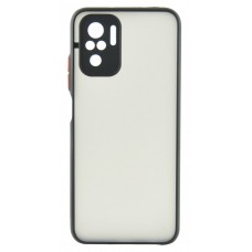 Накладка силиконовая для смартфона Xiaomi Redmi Note 10/10s, Gingle Matte Case (strong) Black