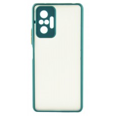 Накладка силиконовая для смартфона Xiaomi Redmi Note 10 Pro, Gingle Matte Case (strong) Dark Green