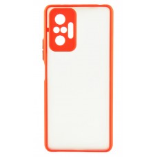 Накладка силиконовая для смартфона Xiaomi Redmi Note 10 Pro, Gingle Matte Case (strong) Red