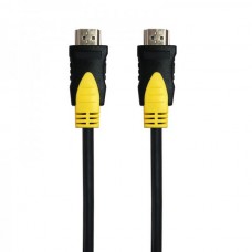 Кабель HDMI - HDMI 1 м Maxxter Black, V.2.0, 4К 60Гц, позолочені конектори (VP-HDMI-1M)