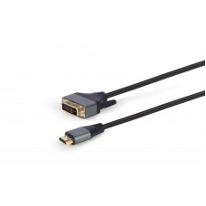 Кабель HDMI - DVI 1.8 м Cablexpert, 18+1pin, 4K 30Hz (CC-HDMI-DVI-4K-6)