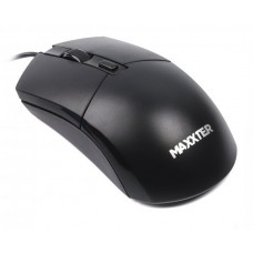 Миша Maxxter Mc-4B01 оптична, 4 кнопки, 2400 DPI, USB, Black
