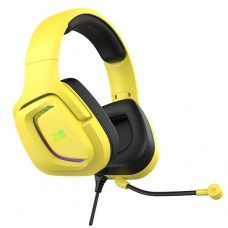 Навушники 2E HG340 7.1 GAMING, Yellow, USB, мікрофон, динаміки 50 мм, підтримка 7.1 (2E-HG340YW-7.1)