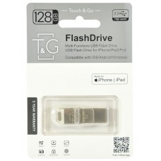 USB 3.0 Flash Drive 128Gb T&G + Lightning 008 метал (TG008IOS-128G3)