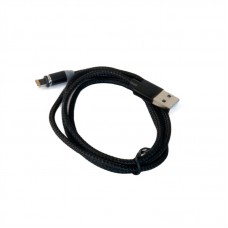 Кабель USB - Lightning 1 м Extradigital Black, магнітний (KBU1856)