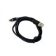 Кабель USB - Lightning 1 м Extradigital Black, магнитный (KBU1856)