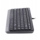 Клавіатура A4tech FKS11 Grey, Fstyler Compact Size keyboard, USB