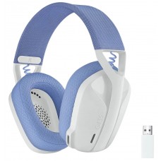 Навушники Logitech G435 LIGHTSPEED, White/Purple, Bluetooth, Wireless (981-001074)