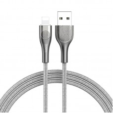 Кабель USB <-> Lightning, Hoco Magnetic enlightenment, 1M, U59, Metal Grey