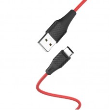 Кабель USB <-> USB Type-C, Hoco Excellent 2A, Red, 1 м (X32)