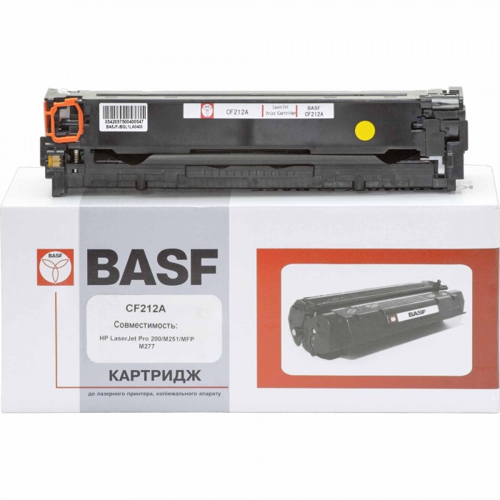 Картридж HP 131A (CF212A), Yellow, 1800 стор, BASF (BASF-KT-CF212A)