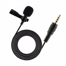 Микрофон JH-043 петличный с зажимом, Black