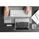Клавіатура бездротова 2E KS220, White, USB, до 10 м, 12 мультимедіа клавіш, 1xAAA (2E-KS220WW)