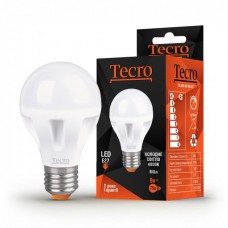 Лампа светодиодная E27, 9W, 4000K, A60, Tecro, 900 lm, 220V (Tecro T2-A60-9W-4K-E27)
