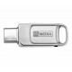 USB / Type-C Flash Drive 64Gb MyMedia MyDual, Silver, металлический корпус (69267)