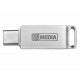 USB 3.2 / Type-C Flash Drive 32Gb MyMedia MyDual, Silver, металевий корпус (69269)