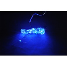 Гірлянда Крапля Роси 50 LED, 5.0м (на батарейках) Blue