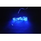 Гирлянда Капля Росы 50 LED, 5.0м (на батарейках) Blue