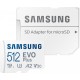 Карта памяти microSDXC, 512Gb, Samsung EVO Plus, SD адаптер (MB-MC512KA/EU)