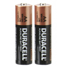 Батарейка AA (LR06), лужна, Duracell, 2 шт, 1.5V, Blister