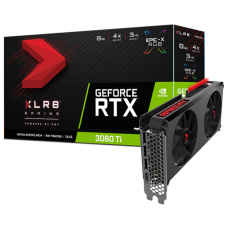 Відеокарта GeForce RTX 3060 Ti, PNY, XLR8 Gaming REVEL EPIC-X RGB (LHR), 256-bit (VCG3060T8LDFXPPB)