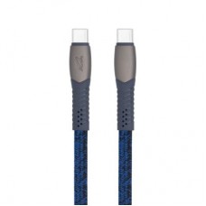 Кабель USB Type-C - USB Type-C 1.2 м RivaCase Blue (PS6105 BL12)