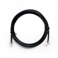 Телефонний кабель Cablexpert, Black, 6P4C, 2 м (TC6P4CR-2M)