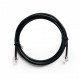 Телефонный кабель Cablexpert, Black, 6P4C, 2 м (TC6P4CR-2M)