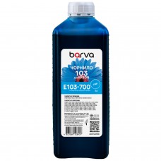 Чорнило Barva Epson 103, Cyan, 1 л, водорозчинне (E103-700)