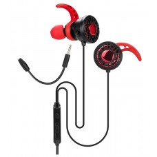 Навушники XTRIKE ME GE-109 Black, Mini jack 3.5 мм, вакуумні, с мікрофоном, кабель 1.2 м 