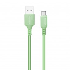 Кабель USB - USB Type-C 1 м ColorWay, Green, 2.4A (CW-CBUC042-GR)