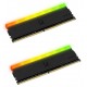 Пам'ять 8Gb x 2 (16Gb Kit) DDR4, 3600 MHz, Goodram IRDM RGB, Black (IRG-36D4L18S/16GDC)