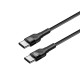 Кабель USB Type-C - USB Type-C 1 м ColorWay Black (CW-CBPDCC047-BK)