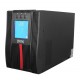 ДБЖ PowerCom Macan MAC-1000 Black, 1000VA, 1000W, чиста синусоїда, 2 розетки, зовнішня батарея