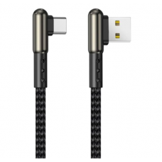 Кабель USB <-> USB Type-C, Remax Janlon 2 series, Black, 1 м, 2.1A (RC-176a)