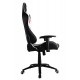 Игровое кресло 2E GAMING BUSHIDO, Black/White, ПУ кожа / ткань (2E-GC-BUS-WT)