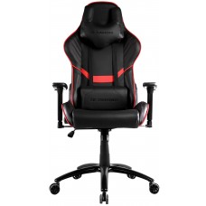 Игровое кресло 2E GAMING HIBAGON, Black/Red, ПУ кожа (2E-GC-HIB-BKRD)