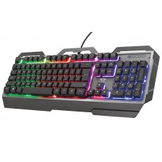 Клавіатура Trust GXT 856 Torac Illuminated Gaming, Black, USB, мембранна (23577)