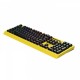Клавіатура A4Tech Bloody B810RC Punk Yellow, механічна, ігрова, USB, LK Blue Sw, RGB-підсвічування
