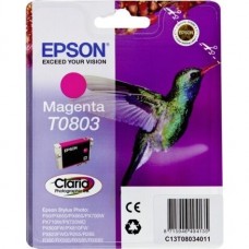 Картридж Epson T0803, Magenta, 7.4 мл (C13T08034011)
