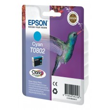 Картридж Epson T0802, Cyan, 7.4 мл (C13T08024011)