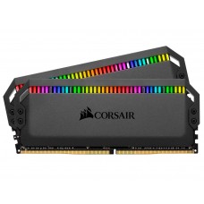 Пам'ять 8Gb x 2 (16Gb Kit) DDR4, 3600 MHz, Corsair Dominator Platinum RGB, Black (CMT16GX4M2K3600C16)