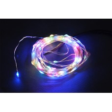 Гірлянда світлодіодна Lumled Ball L1592, Дріт, 100 LED, 220 В, RGB