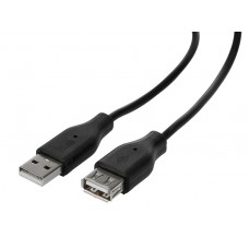 Кабель-удлинитель USB 3 м 2E Black (2E-W-3168M3)