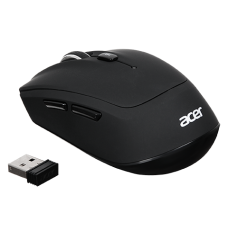 Мышь беспроводная Acer OMR040, Black, USB, оптическая, 1600 dpi, 6 кнопок, 1xAA (ZL.MCEEE.00A)