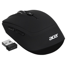 Миша бездротова Acer OMR050, Black, USB, оптична, 1600 dpi, 6 кнопок, 1xAA (ZL.MCEEE.00B)