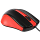 Миша Acer OMW012, Black/Red, USB, оптична, 1200 dpi, 3 кнопки, 1.3 м (ZL.MCEEE.003)