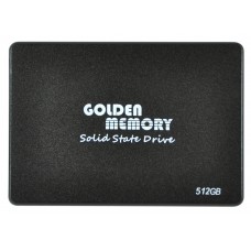 Твердотельный накопитель 512Gb, Golden Memory, SATA3 (GMSSD512GB)